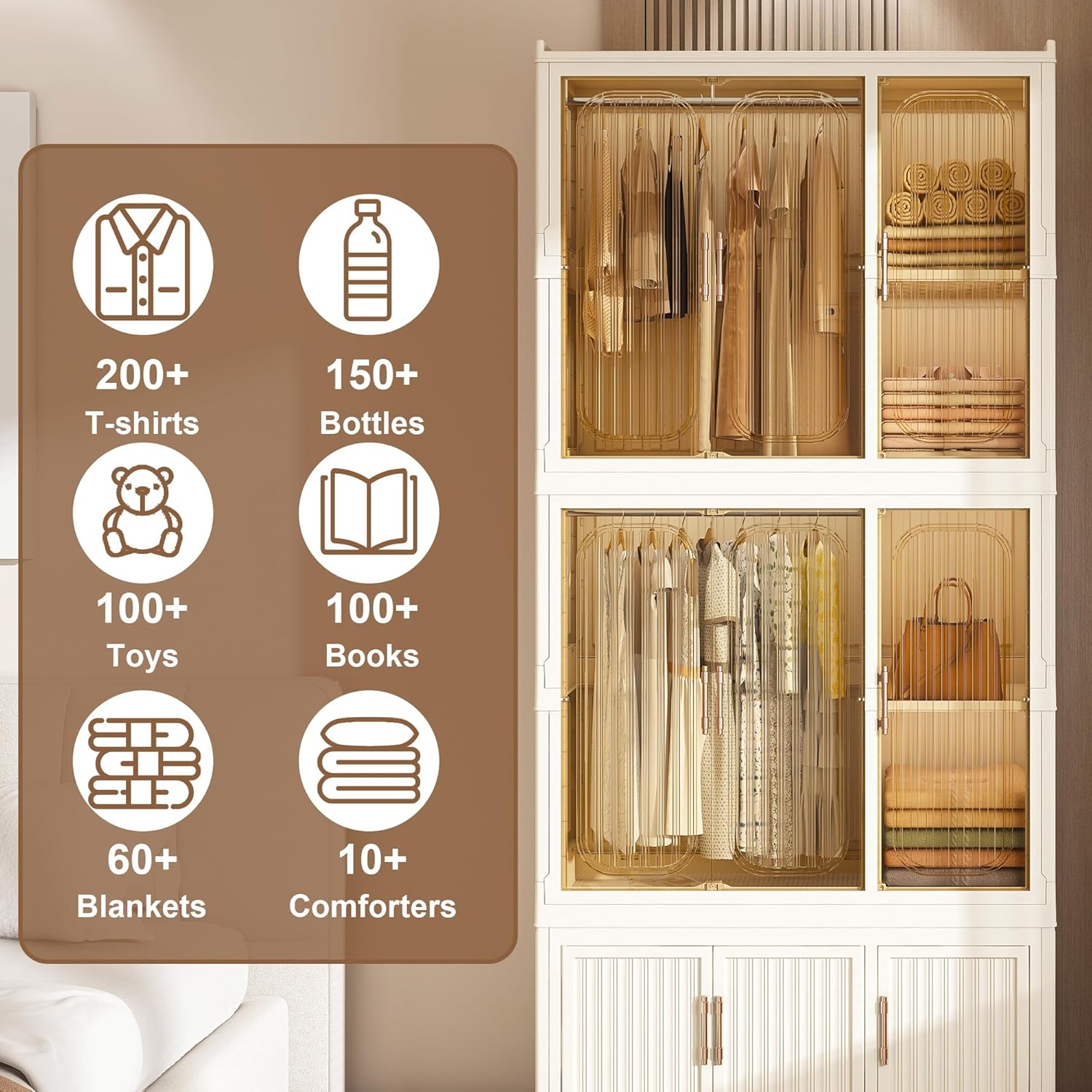 Clear & Collapsible Storage Organizer — Visibility, Flexibility, Order