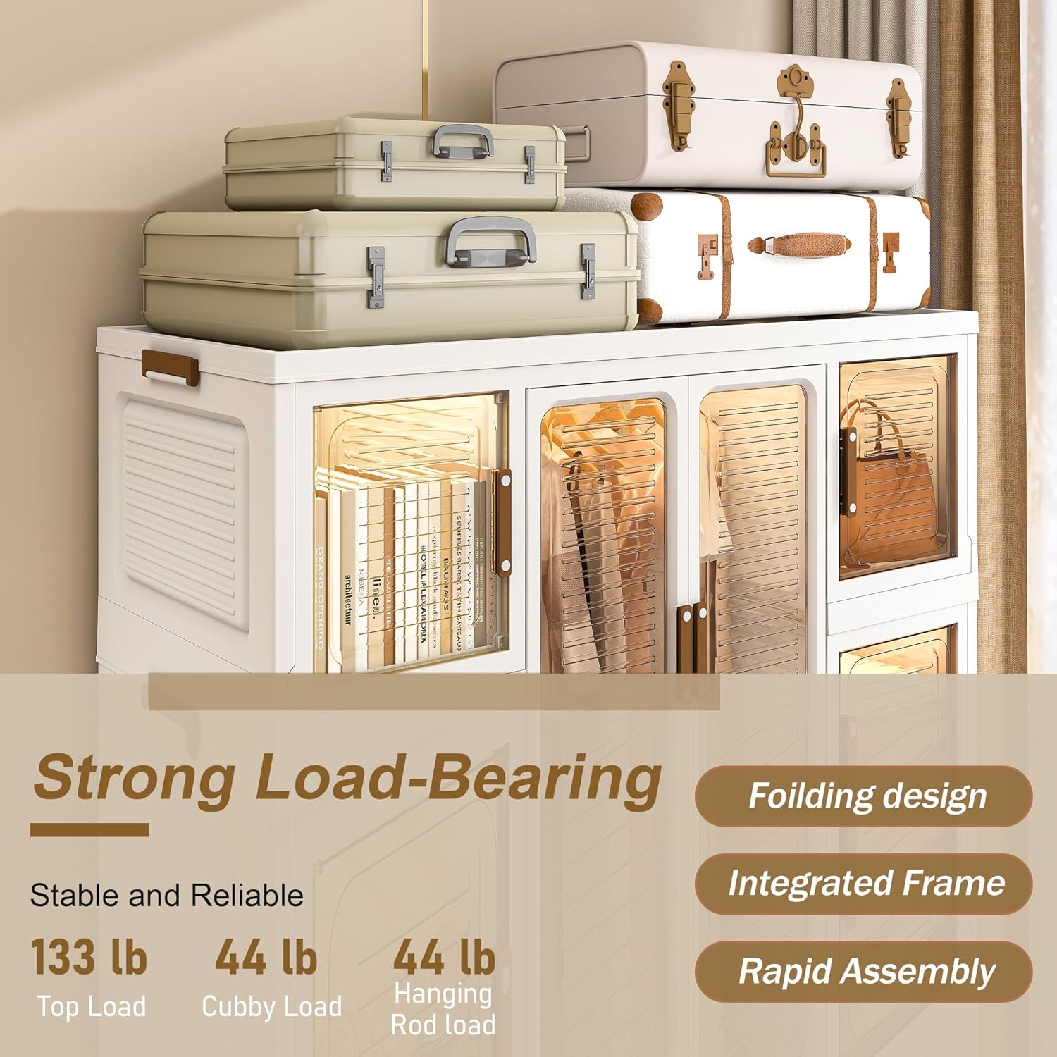 Clear & Collapsible Storage Organizer — Visibility, Flexibility, Order