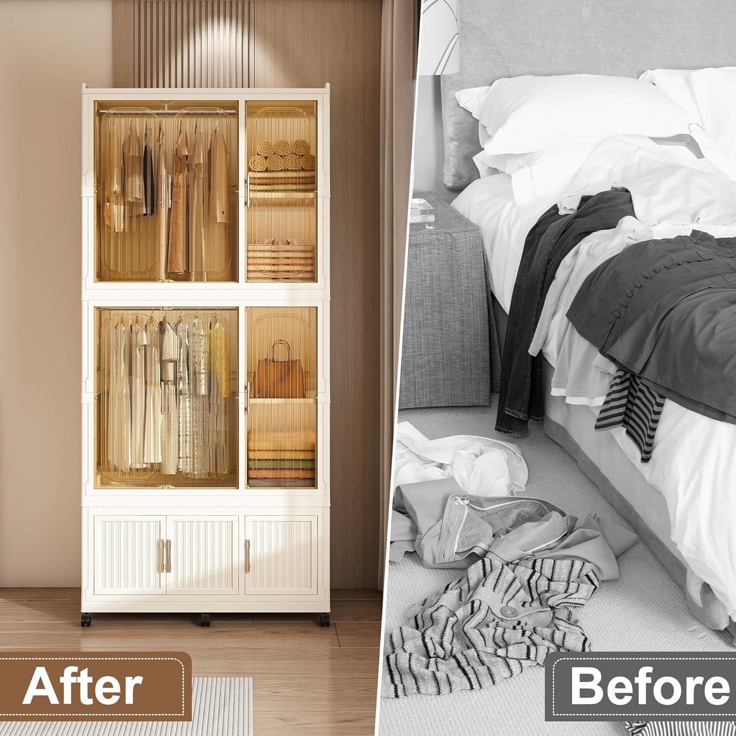 Clear & Collapsible Storage Organizer — Visibility, Flexibility, Order