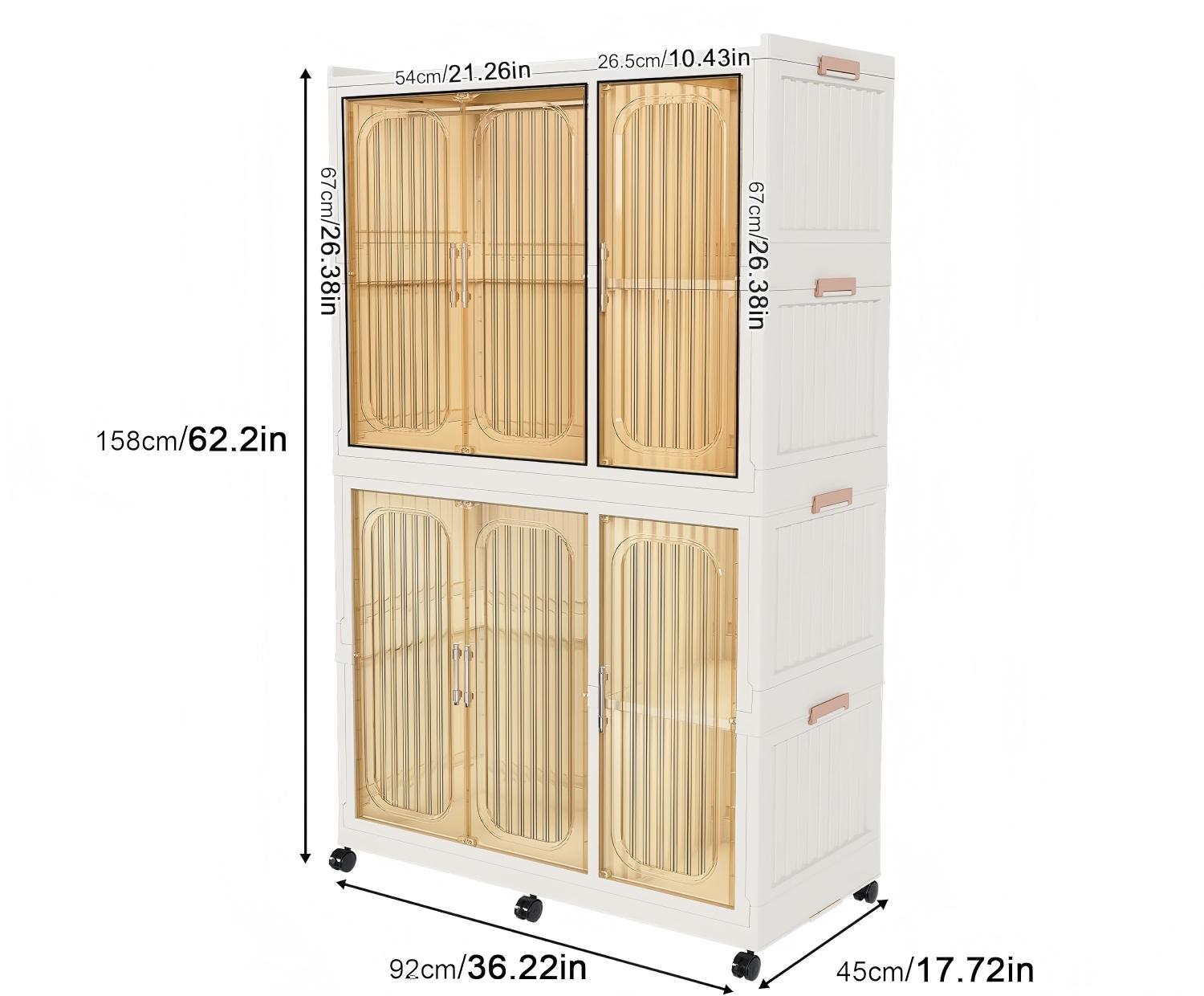 Clear & Collapsible Storage Organizer — Visibility, Flexibility, Order
