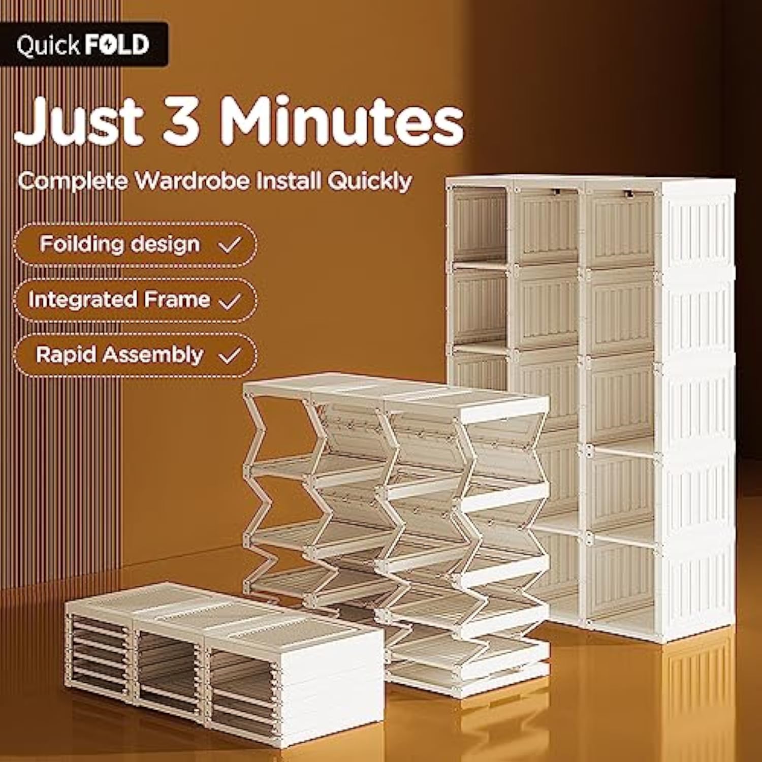 Portable Transparent Wardrobe — Clear, Stylish, and Effortlessly Organized