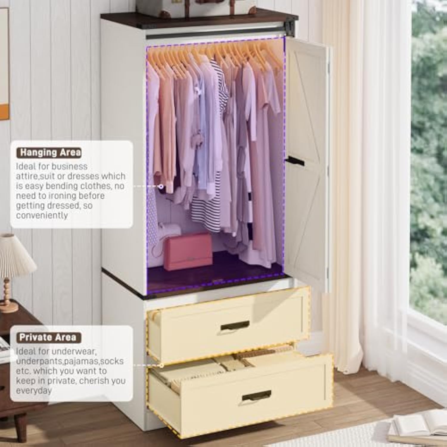 Farmhouse Sliding Door Wardrobe — Timeless Charm Meets Modern Functionality