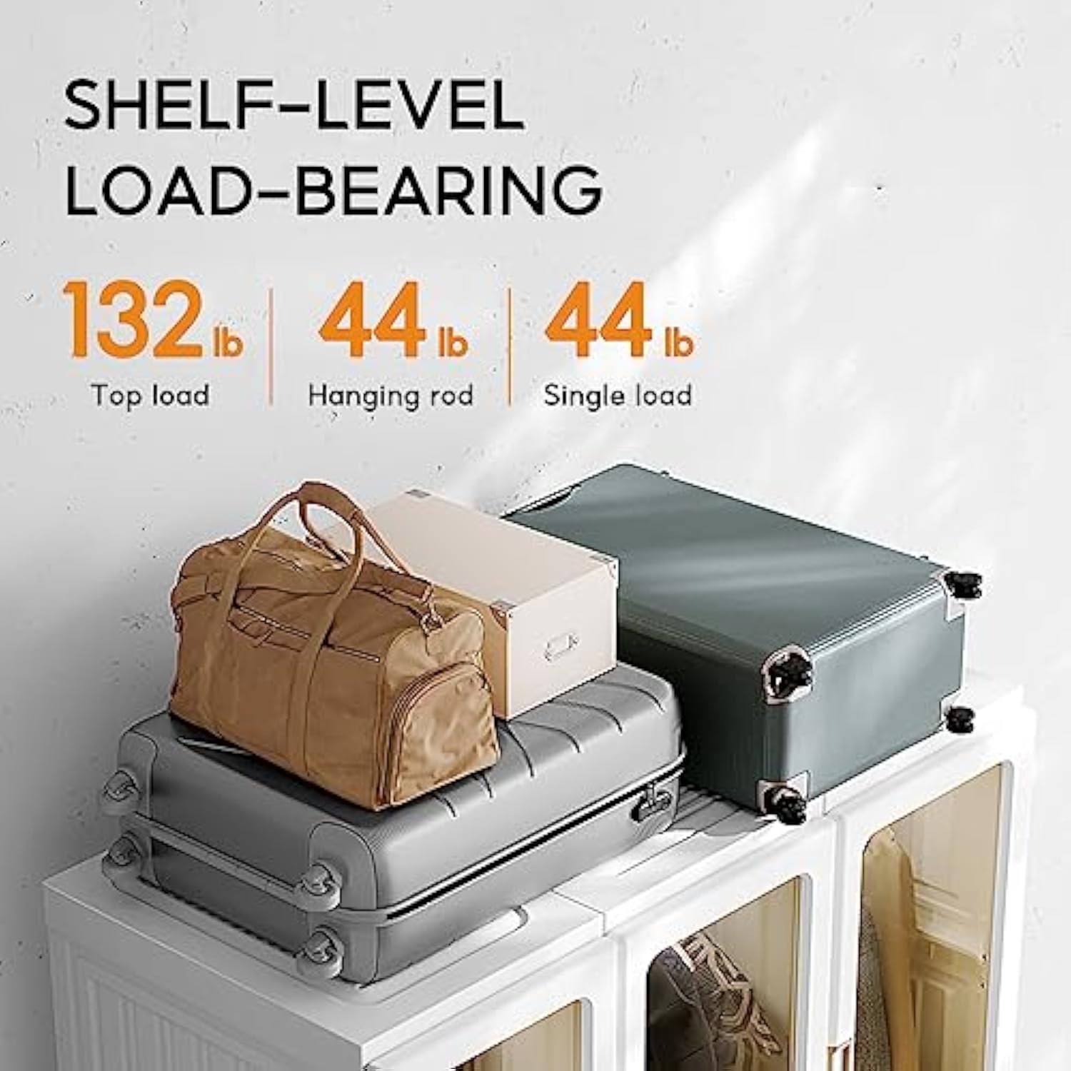 Portable Transparent Wardrobe — Clear, Stylish, and Effortlessly Organized
